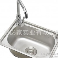 家庭洗菜水槽不锈钢5238上海现货水槽价格低